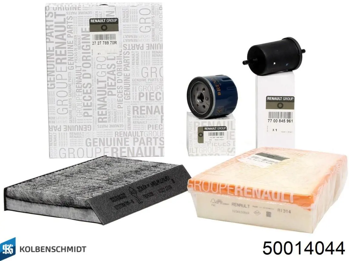 Do koszyka 50014044 Kolbenschmidt Filtr oleju