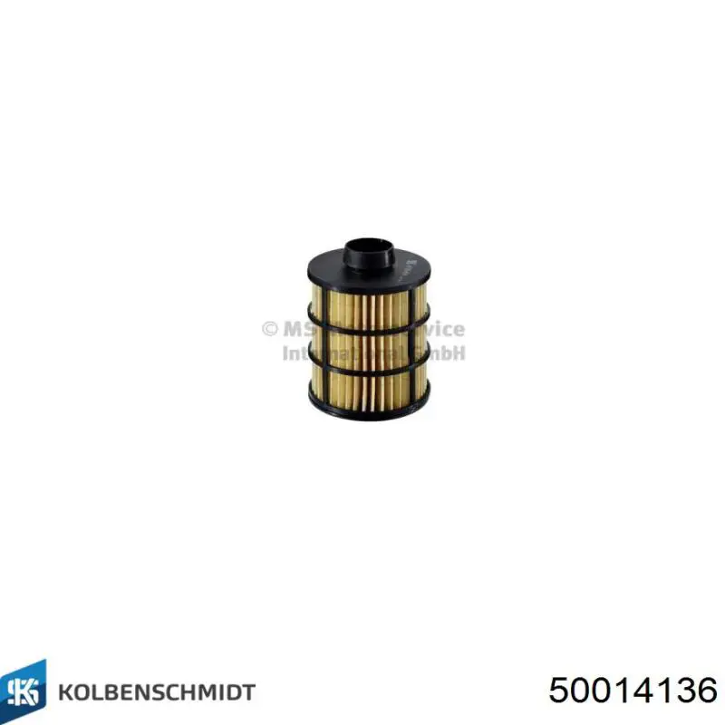 Do koszyka 50014136 Kolbenschmidt Filtr paliwa