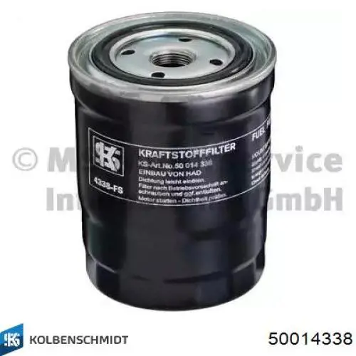 Filtr paliwa Kolbenschmidt 50014338 cena, od 8,98 USD