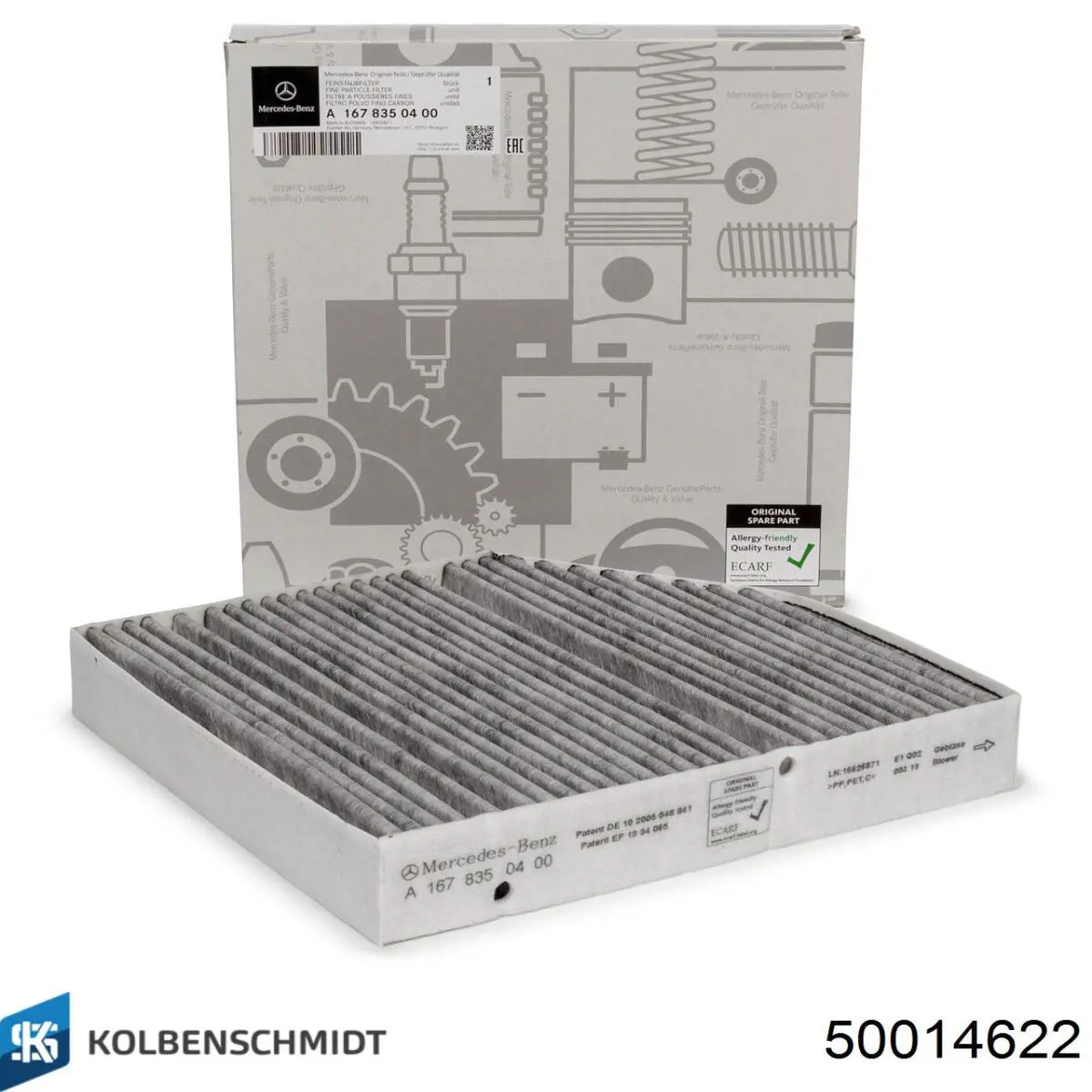 Filtr kabiny Kolbenschmidt 50014622 cena, od 23,03 USD