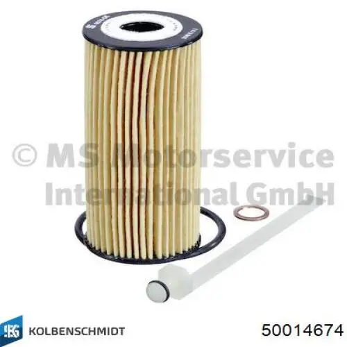 Do koszyka 50014674 Kolbenschmidt Filtr oleju