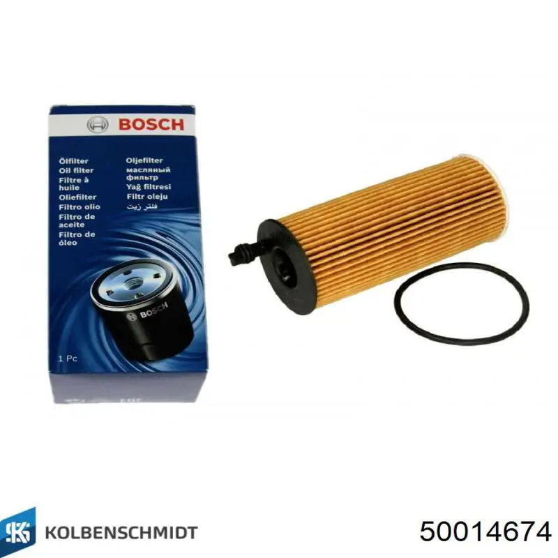 Do koszyka 50014674 Kolbenschmidt Filtr oleju
