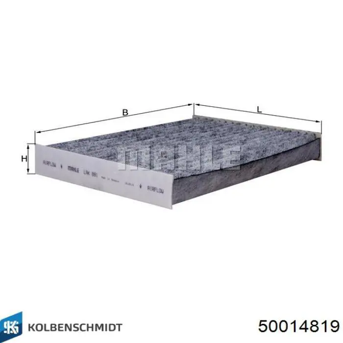 50014819 Kolbenschmidt Filtr kabiny