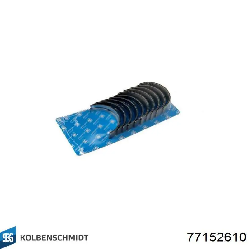 77152610 Kolbenschmidt Panewki główne wału korbowego, zestaw, 1. naprawa (+0,25)