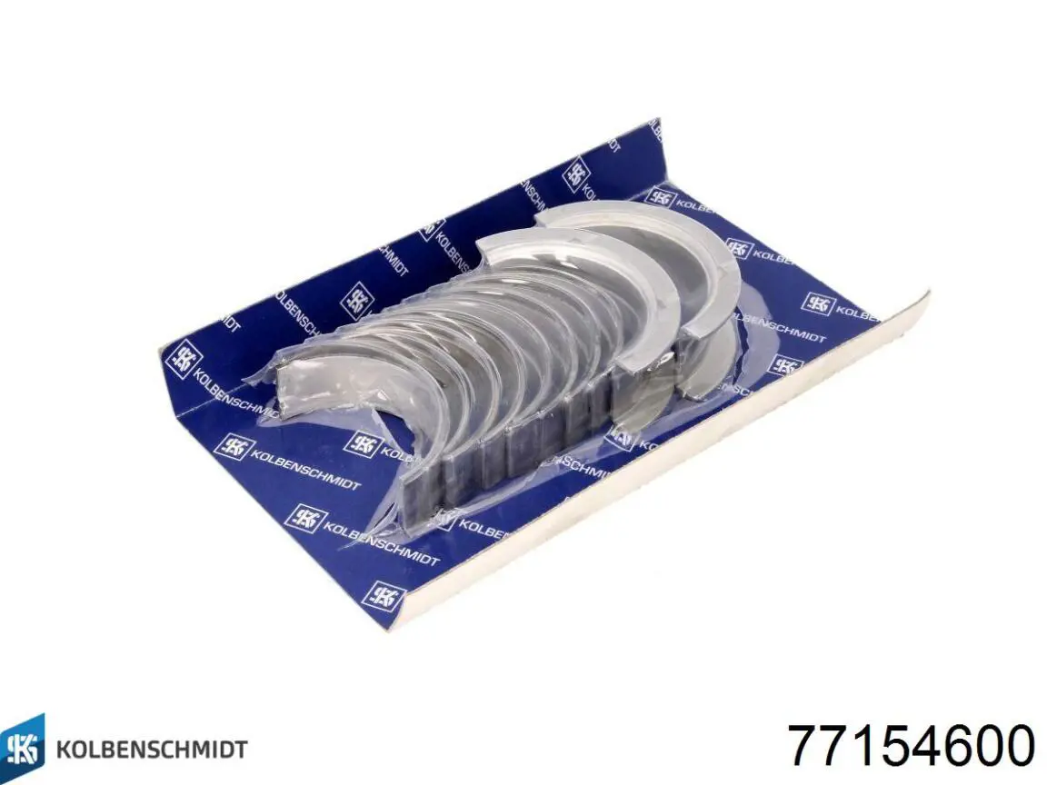 77154600 Kolbenschmidt Panewki główne wału korbowego, zestaw, standardowe (STD)