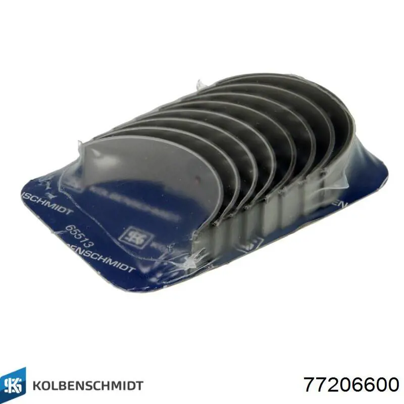 Panewki korbowodowe wału korbowego, zestaw, standardowe (STD) Kolbenschmidt 77206600 cena, od 27,33 USD
