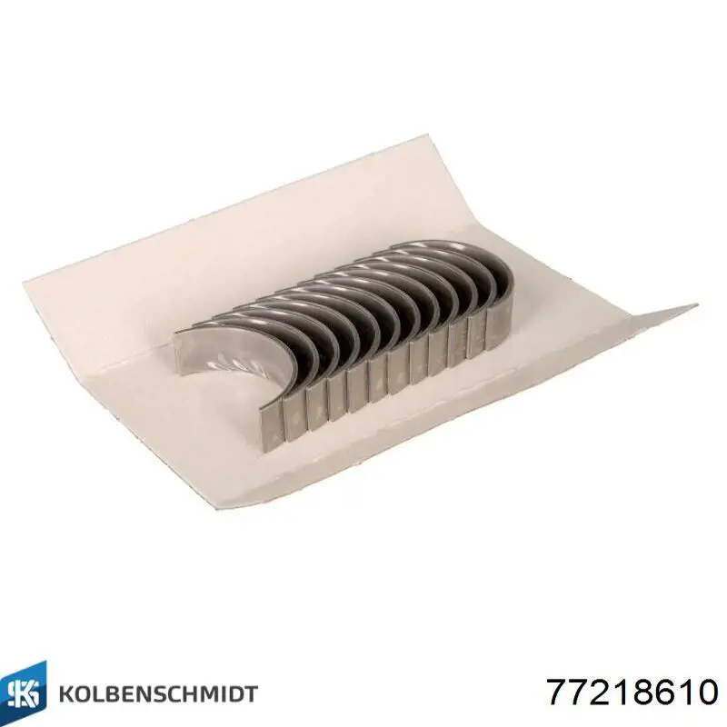 77218610 Kolbenschmidt Panewki korbowodowe wału korbowego, zestaw, 1. naprawa (+0,25)