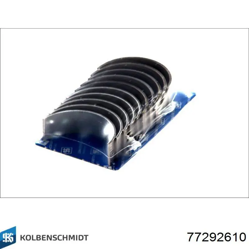 77292610 Kolbenschmidt Panewki korbowodowe wału korbowego, zestaw, 1. naprawa (+0,25)
