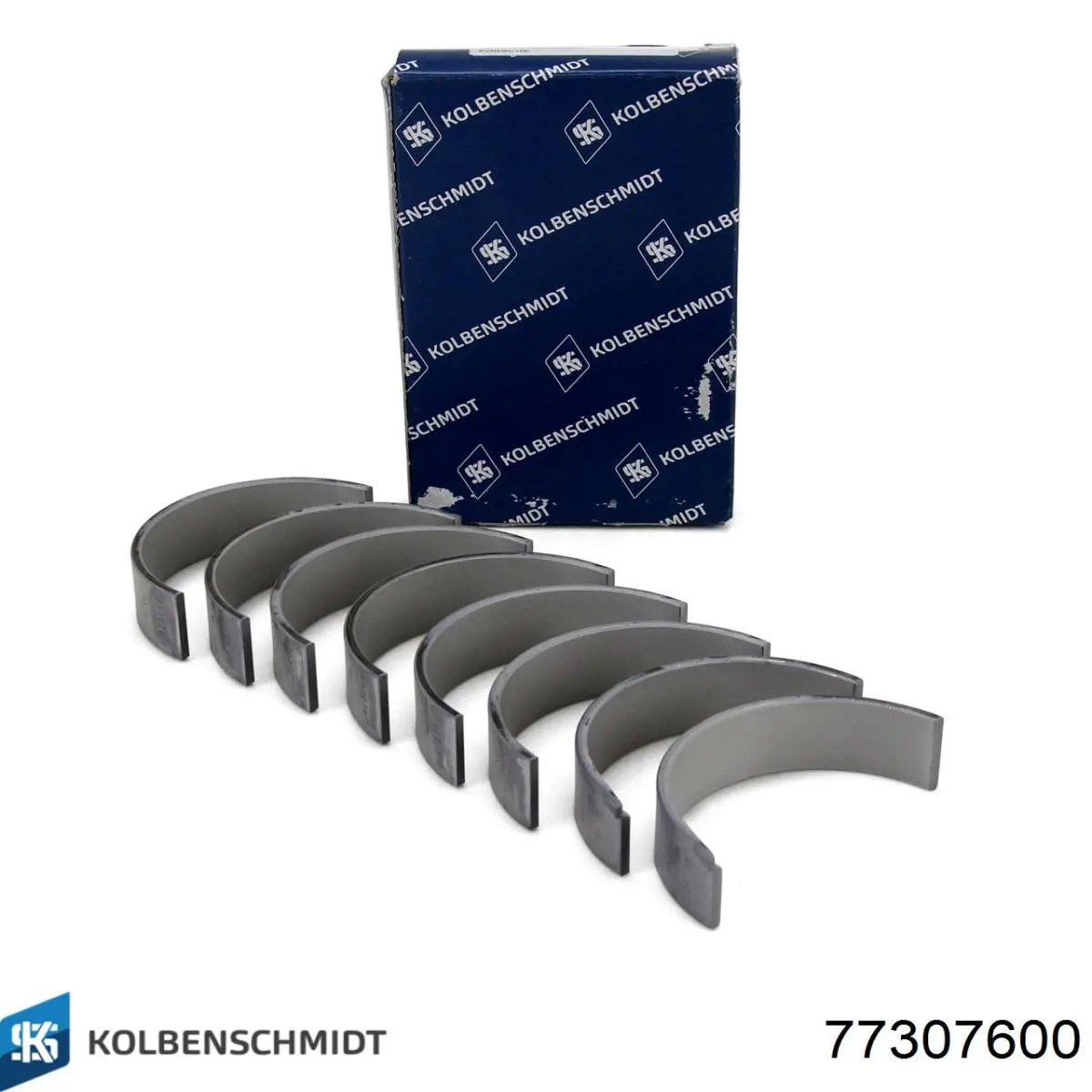 Panewki korbowodowe wału korbowego, zestaw, standardowe (STD) 77307600 Kolbenschmidt