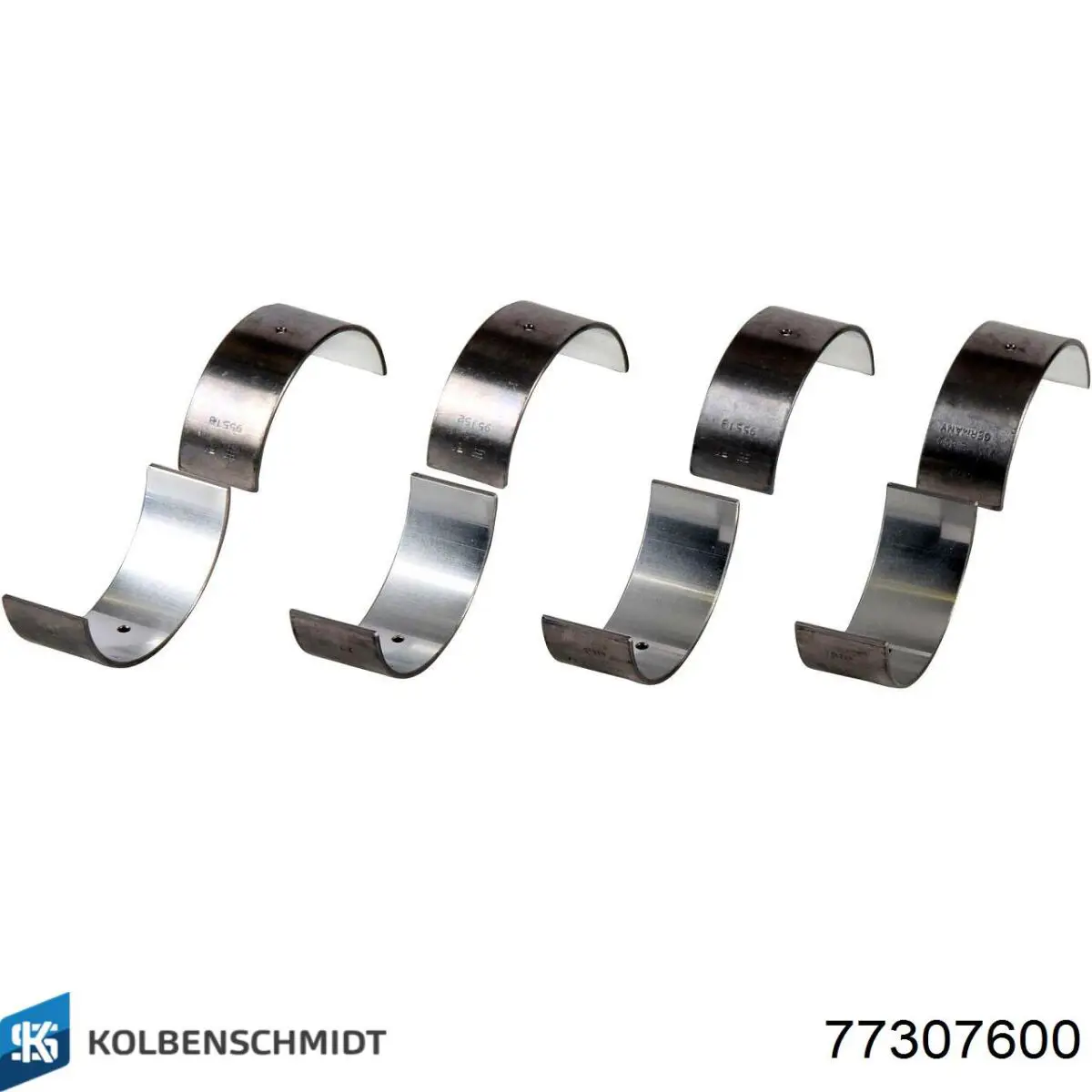 77307600 Kolbenschmidt Panewki korbowodowe wału korbowego, zestaw, standardowe (STD)