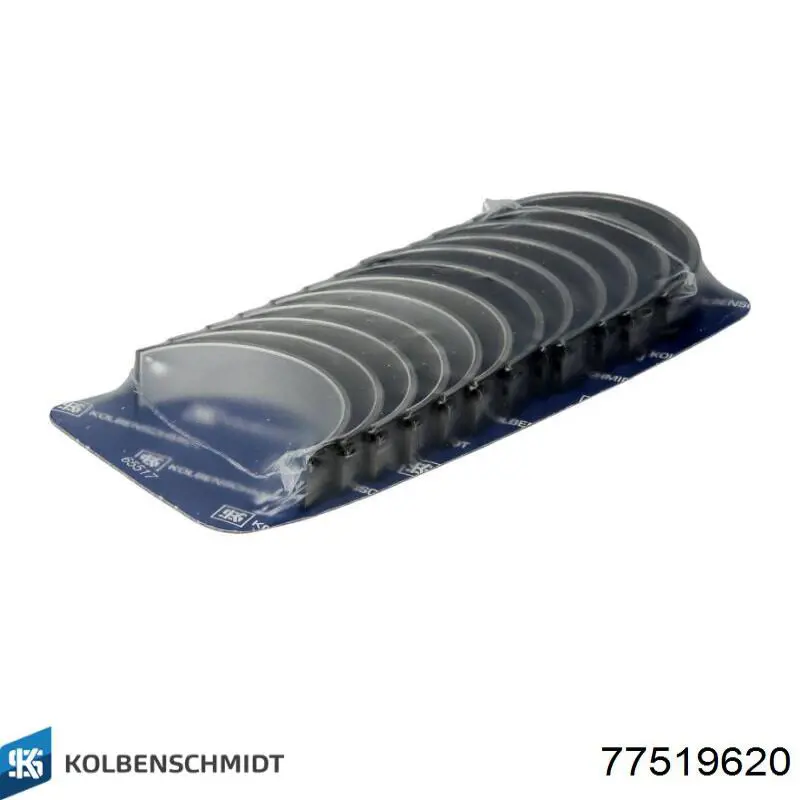 Panewki główne wału korbowego, zestaw, 2. naprawa (+0,50) Kolbenschmidt 77519620 cena, od 84,45 USD