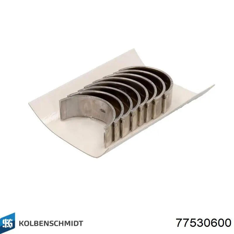 77530600 Kolbenschmidt Panewki korbowodowe wału korbowego, zestaw, standardowe (STD)