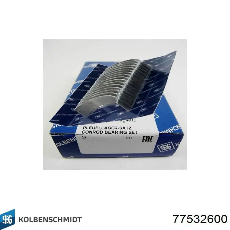 Panewki korbowodowe wału korbowego, zestaw, standardowe (STD) Kolbenschmidt 77532600 cena, od 75,89 USD