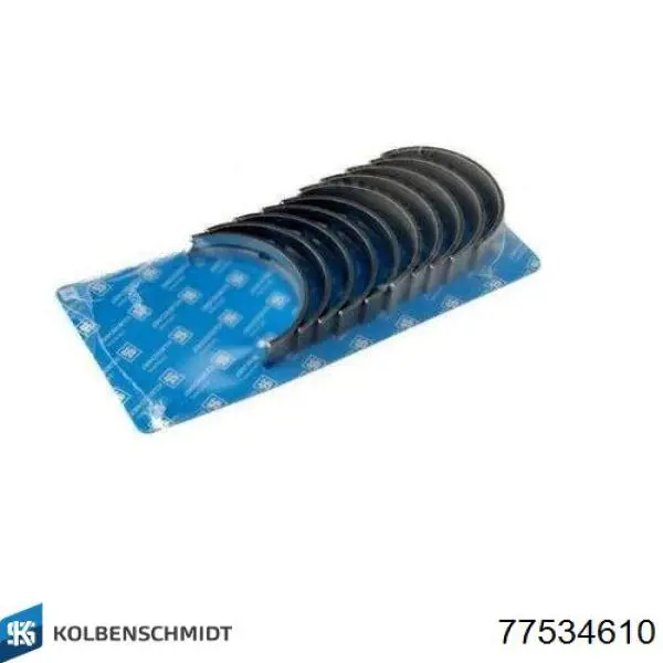 Panewki główne wału korbowego, zestaw, 1. naprawa (+0,25) Kolbenschmidt 77534610 cena, od 44,06 USD