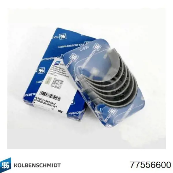 77556600 Kolbenschmidt Panewki korbowodowe wału korbowego, zestaw, standardowe (STD)