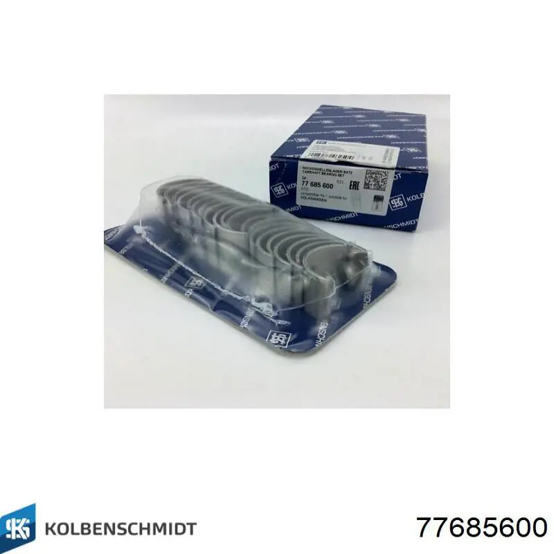 Do koszyka 77685600 Kolbenschmidt Panewka wałka rozrządu, standardowa, zestaw
