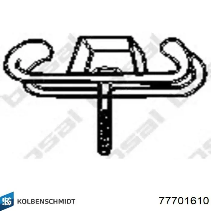 Do koszyka 77701610 Kolbenschmidt Panewki korbowodowe wału korbowego, zestaw, 1. naprawa (+0,25)