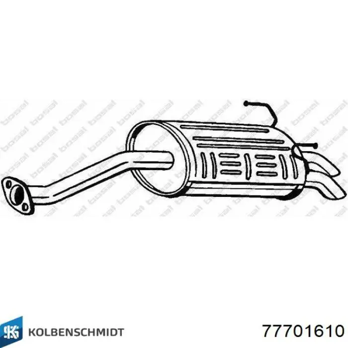 Panewki korbowodowe wału korbowego, zestaw, 1. naprawa (+0,25) Kolbenschmidt 77701610 cena, od 46,65 USD