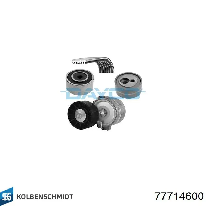 77714600 Kolbenschmidt Panewki korbowodowe wału korbowego, zestaw, standardowe (STD)