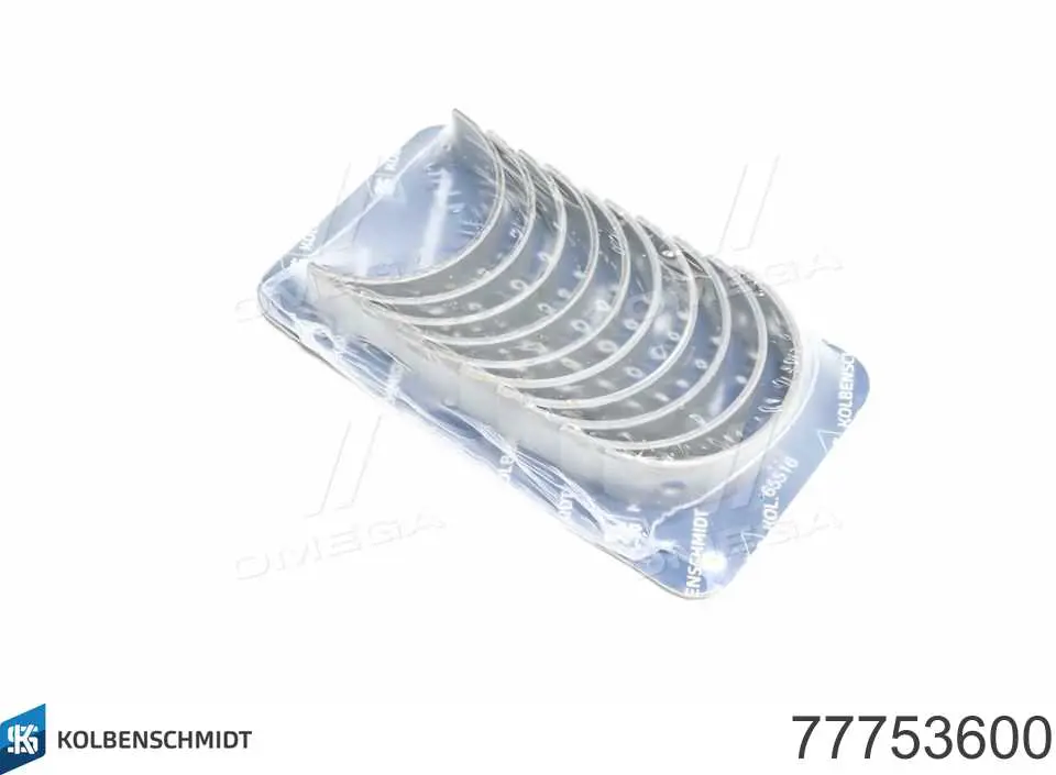 Panewki główne wału korbowego, zestaw, standardowe (STD) Kolbenschmidt 77753600 cena, od 32,75 USD