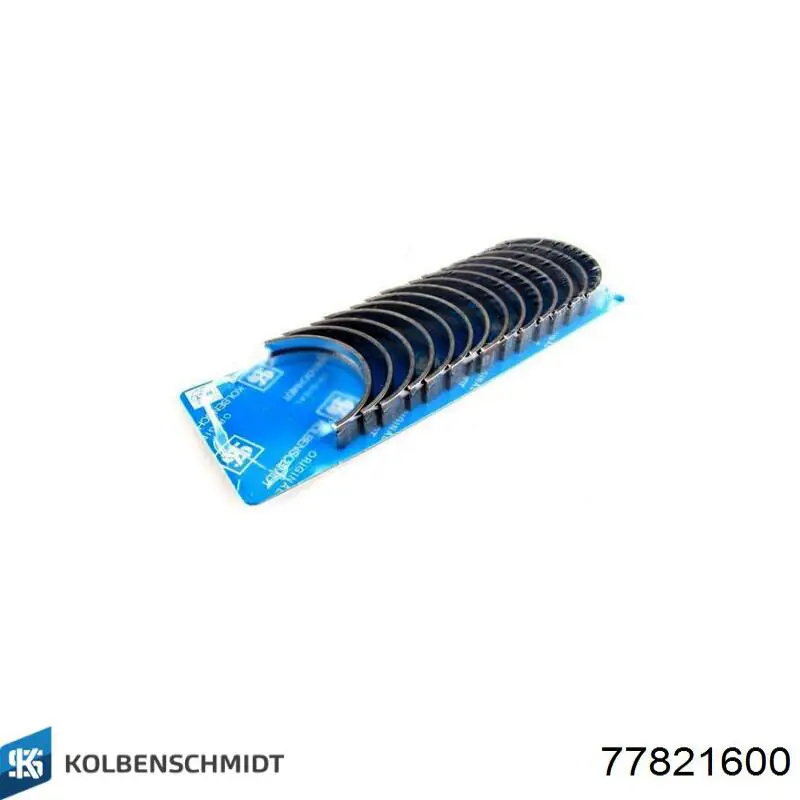 77821600 Kolbenschmidt Panewki główne wału korbowego, zestaw, standardowe (STD)