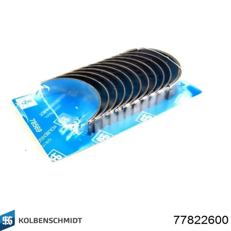 Panewki korbowodowe wału korbowego, zestaw, standardowe (STD) Kolbenschmidt 77822600 cena, od 30,65 USD