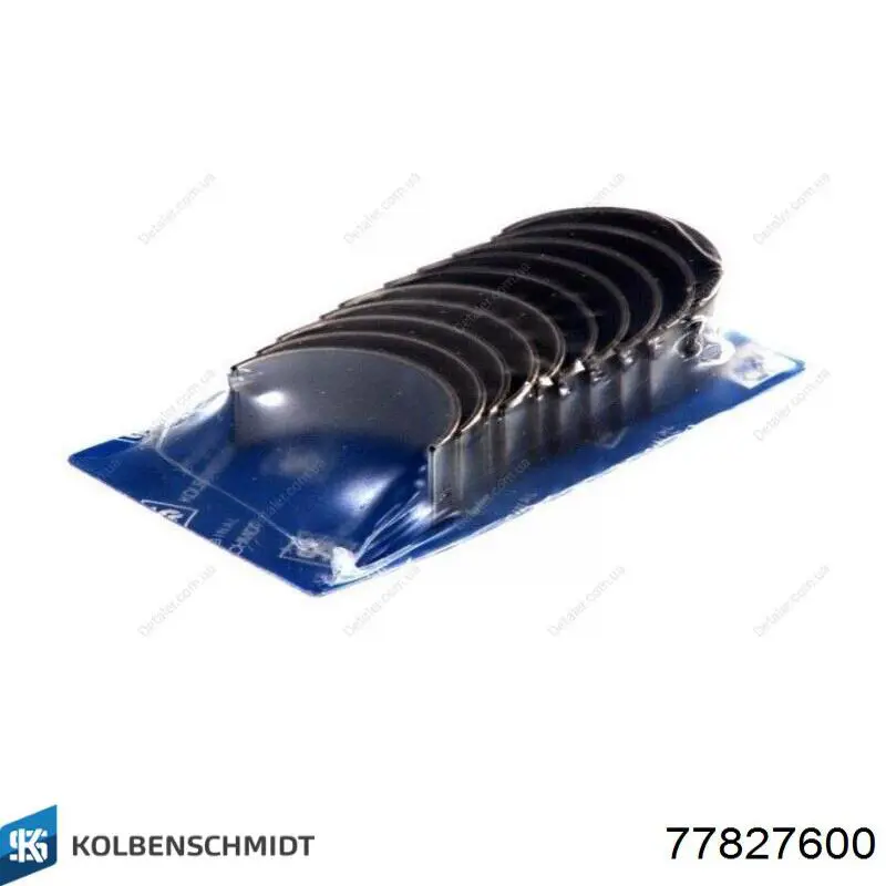 Panewki korbowodowe wału korbowego, zestaw, standardowe (STD) 77827600 Kolbenschmidt