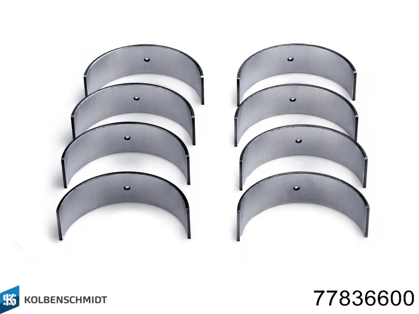 Panewki korbowodowe wału korbowego, zestaw, standardowe (STD) Kolbenschmidt 77836600 cena, od 20,20 USD