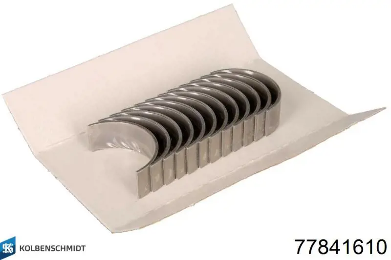 Panewki korbowodowe wału korbowego, zestaw, 1. naprawa (+0,25) Kolbenschmidt 77841610 cena, od 17,46 USD