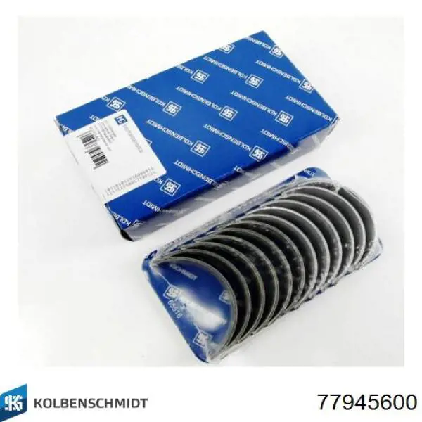 77945600 Kolbenschmidt Panewki korbowodowe wału korbowego, zestaw, standardowe (STD)