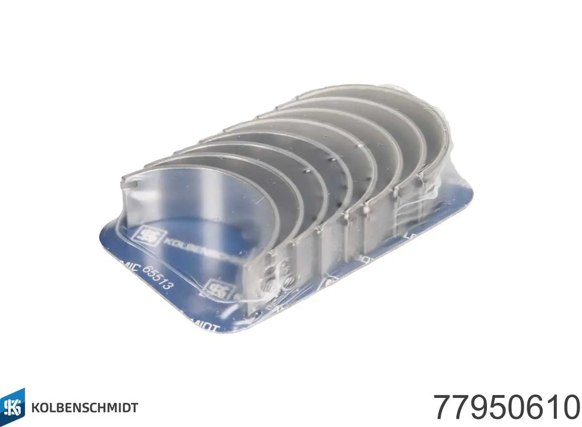 77950610 Kolbenschmidt Panewki korbowodowe wału korbowego, zestaw, 1. naprawa (+0,25)