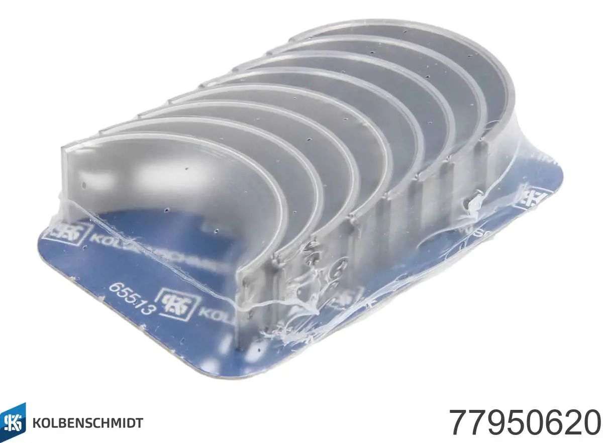 77950620 Kolbenschmidt Panewki korbowodowe wału korbowego, zestaw, 2. naprawa (+0,50)