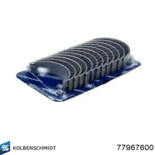 77967600 Kolbenschmidt Panewki korbowodowe wału korbowego, zestaw, standardowe (STD)