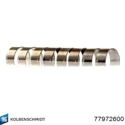 77972600 Kolbenschmidt Panewki korbowodowe wału korbowego, zestaw, standardowe (STD)