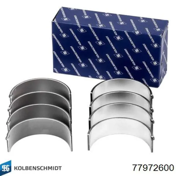 Panewki korbowodowe wału korbowego, zestaw, standardowe (STD) Kolbenschmidt 77972600 cena, od 29,62 USD