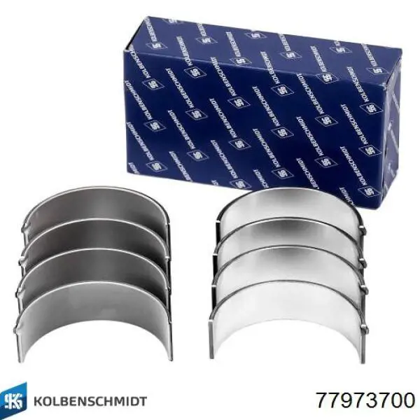 77973700 Kolbenschmidt Panewki główne wału korbowego, zestaw, standardowe (STD)