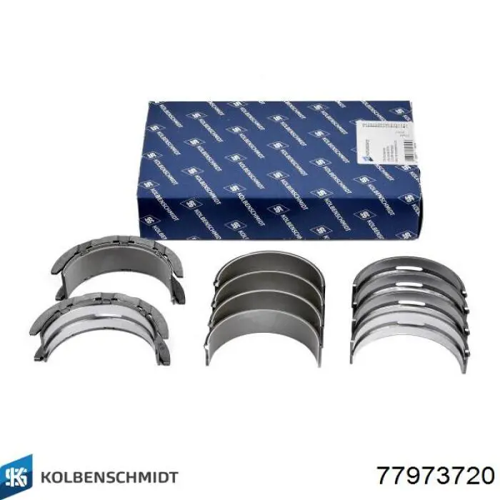 Panewki główne wału korbowego, zestaw, 2. naprawa (+0,50) Kolbenschmidt 77973720 cena, od 29,01 USD
