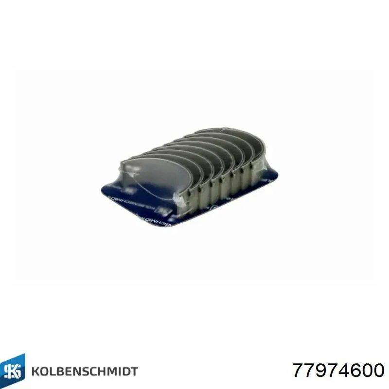 Panewki korbowodowe wału korbowego, zestaw, standardowe (STD) Kolbenschmidt 77974600 cena, od 32,24 USD