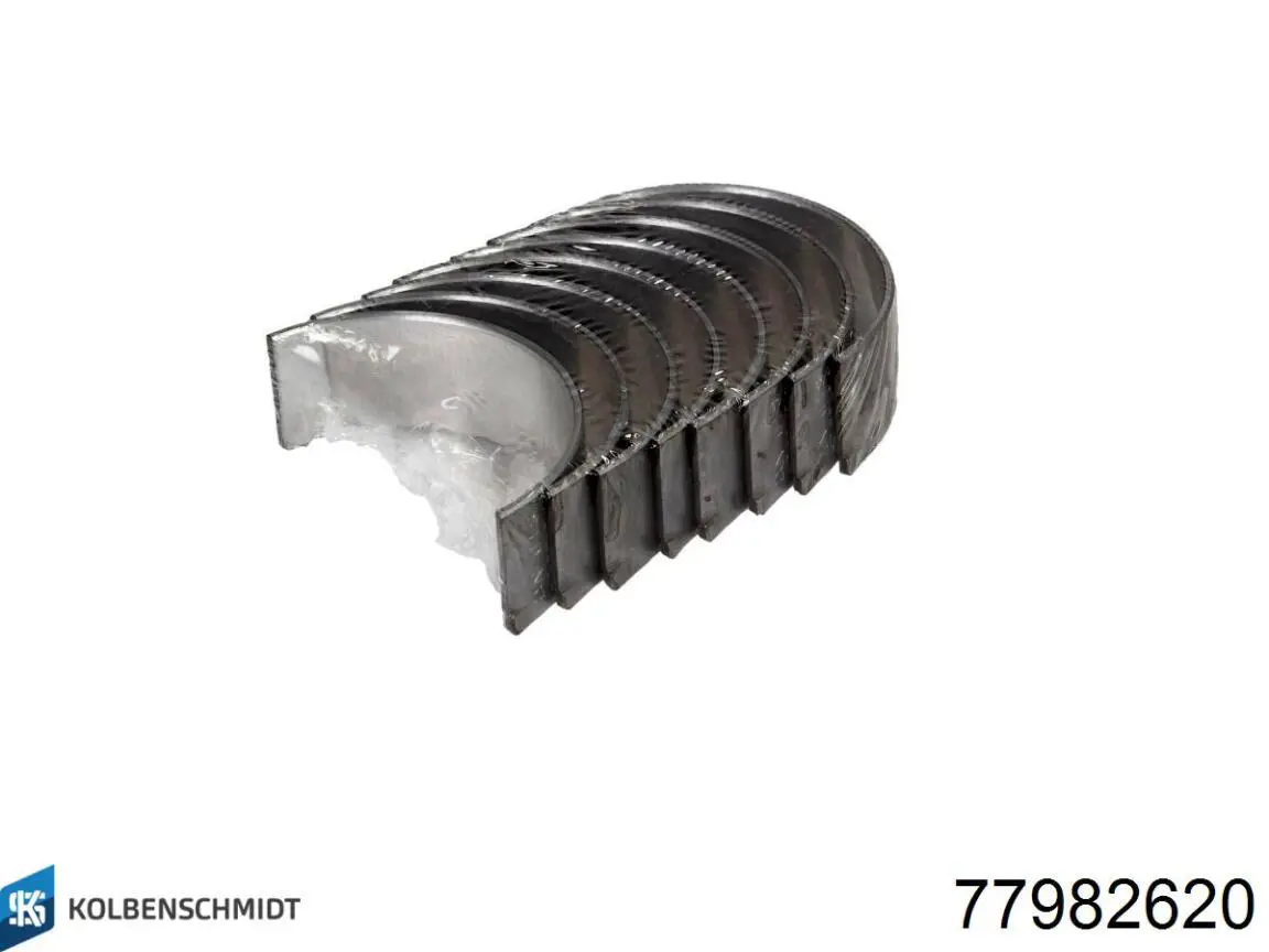 77982620 Kolbenschmidt Panewki korbowodowe wału korbowego, zestaw, 2. naprawa (+0,50)