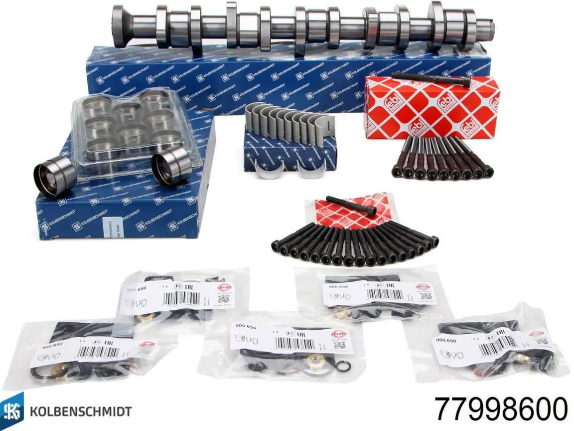 Panewka wałka rozrządu, standardowa, zestaw Kolbenschmidt 77998600 cena, od 26,89 USD