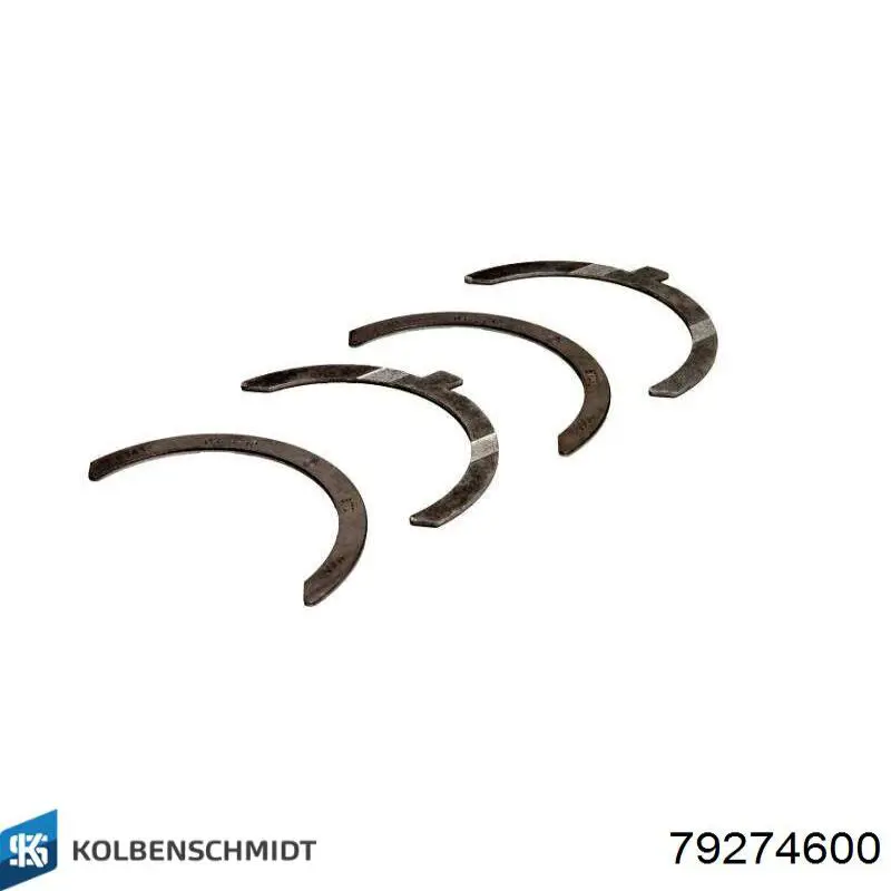 Półpierścień oporowy wału korbowego, STD, zestaw Kolbenschmidt 79274600 cena, od 19,63 USD