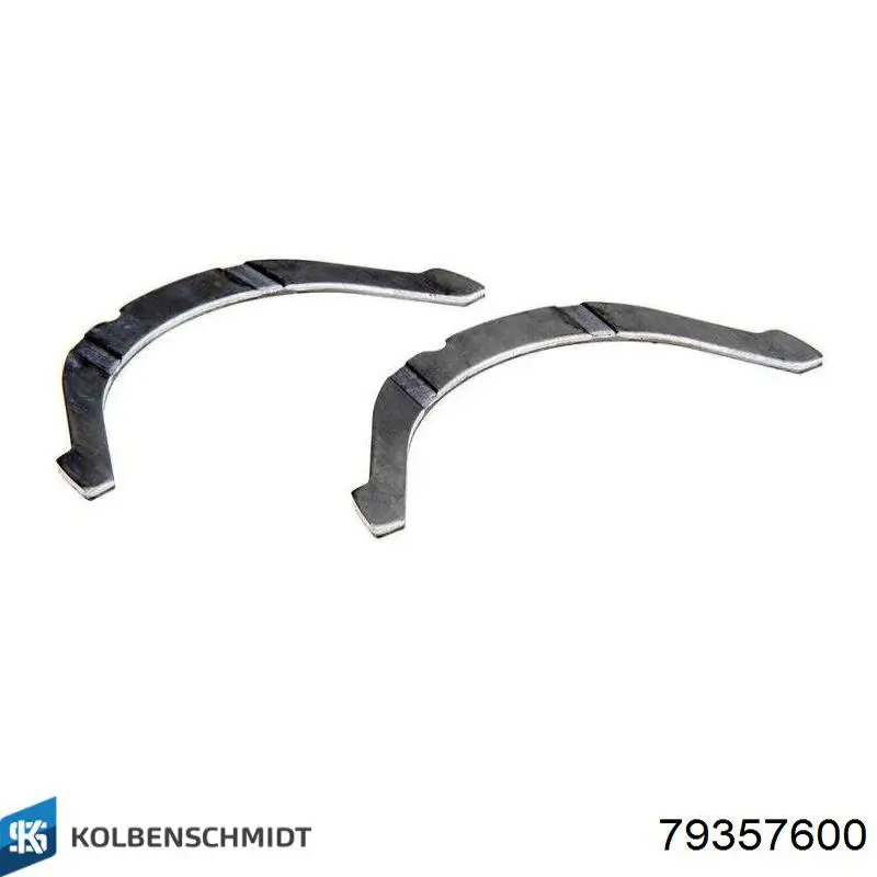 Półpierścień oporowy wału korbowego, STD, zestaw Kolbenschmidt 79357600 cena, od 24,32 USD