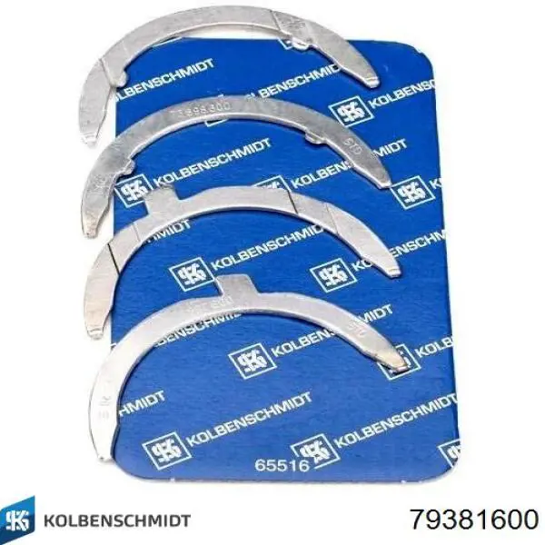 79381600 Kolbenschmidt Panewki korbowodowe wału korbowego, zestaw, standardowe (STD)