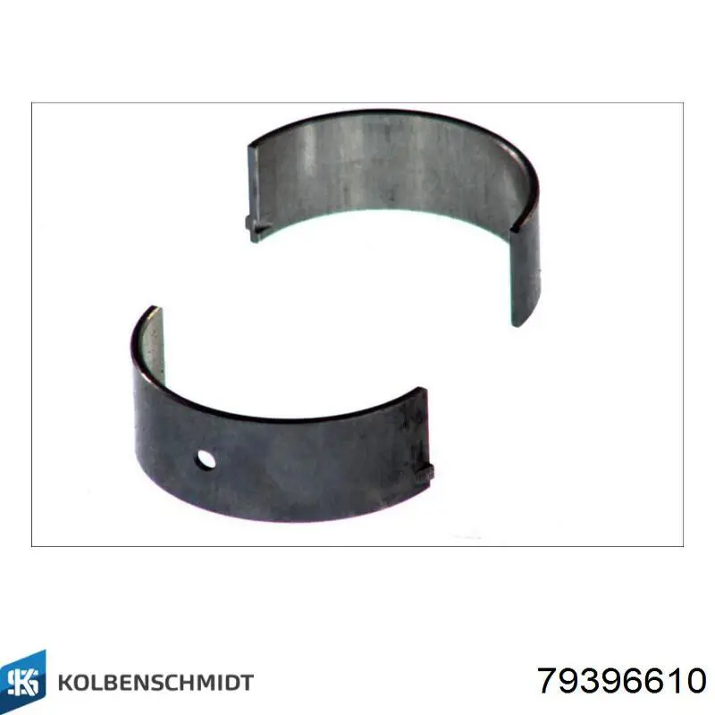 79396610 Kolbenschmidt Panewki korbowodowe wału korbowego, zestaw, 1. naprawa (+0,25)