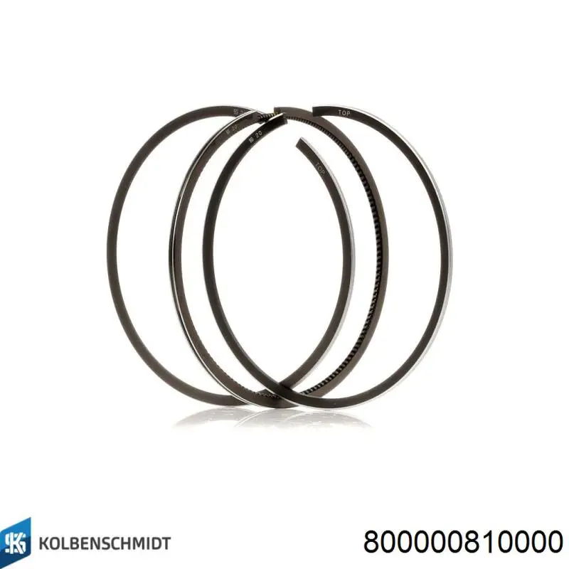 800000810000 Kolbenschmidt Pierścienie tłokowe na 1 cylinder, STD.