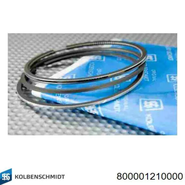 Pierścienie tłokowe na 1 cylinder, STD. Kolbenschmidt 800001210000