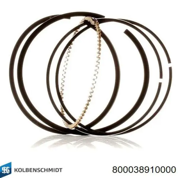 Pierścienie tłokowe na 1 cylinder, STD. Kolbenschmidt 800038910000 cena, od 21,51 USD