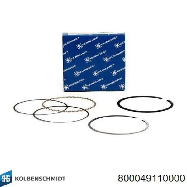 Do koszyka 800049110000 Kolbenschmidt Pierścienie tłokowe na 1 cylinder, STD.