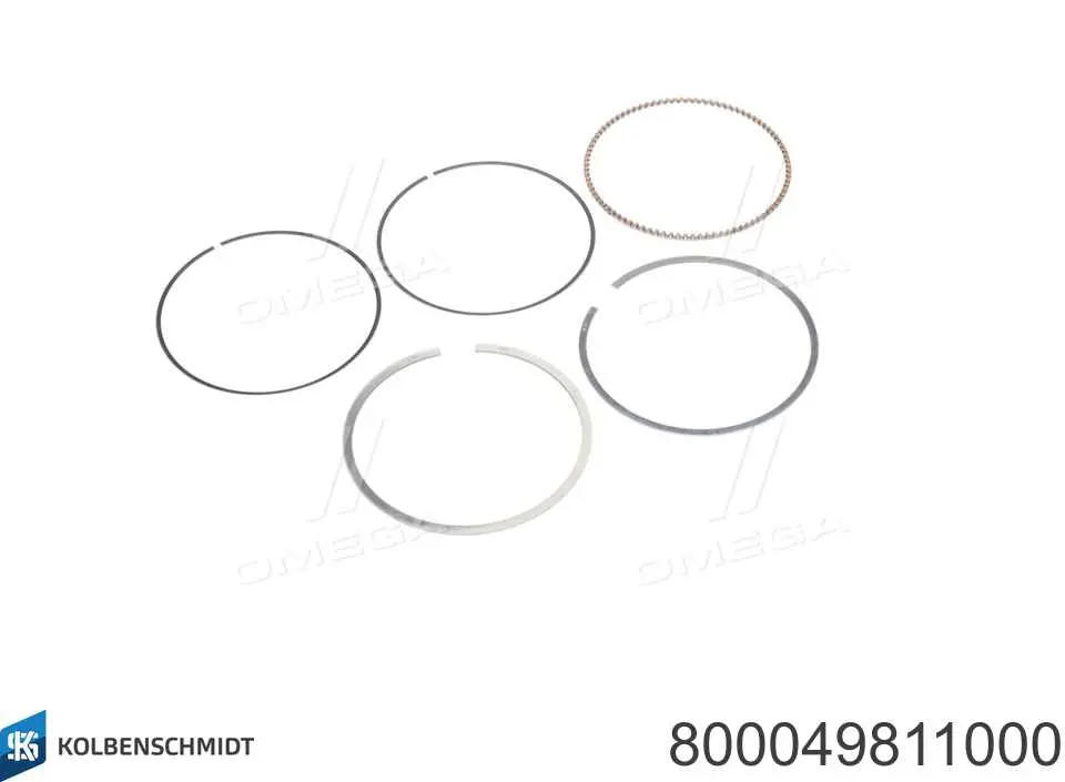 Pierścienie tłokowe na 1 cylinder, STD. Kolbenschmidt 800049811000 cena, od 17,32 USD