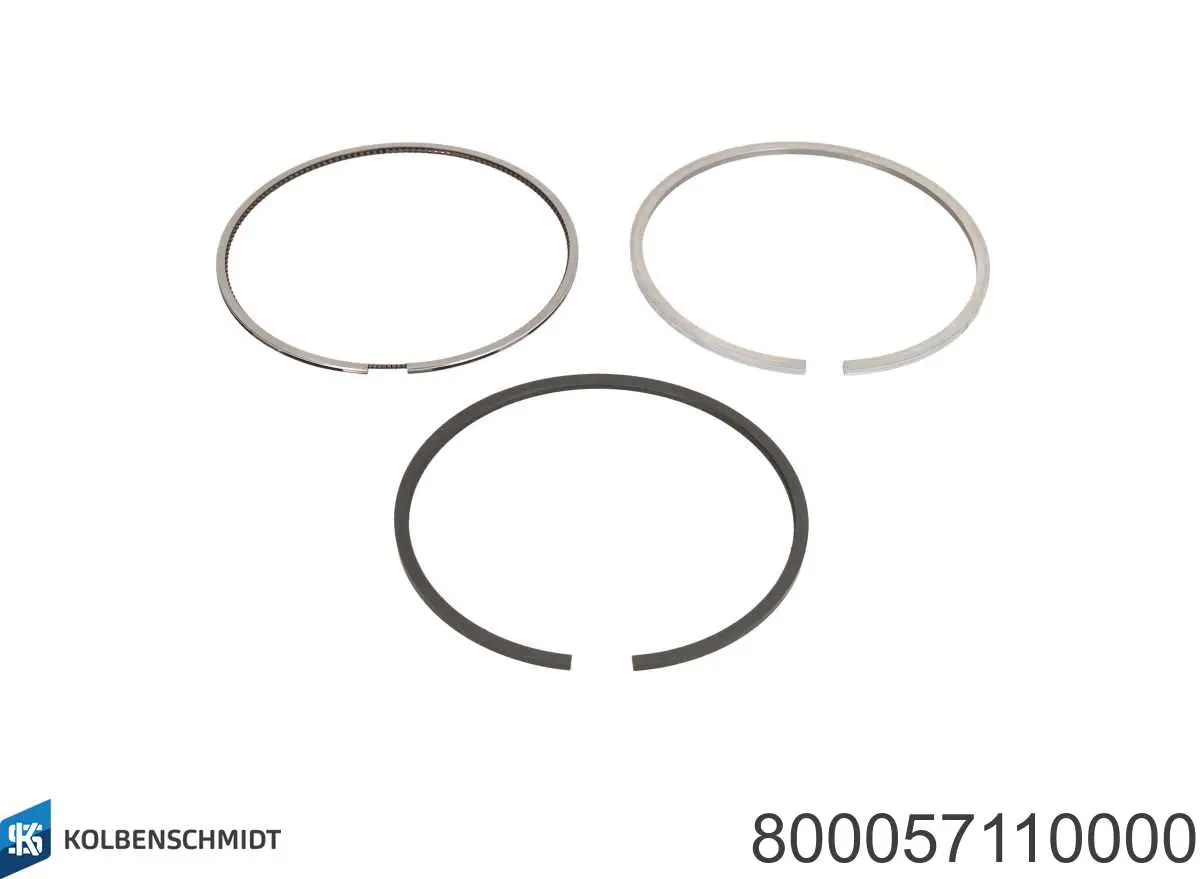 800057110000 Kolbenschmidt Pierścienie tłokowe na 1 cylinder, STD.